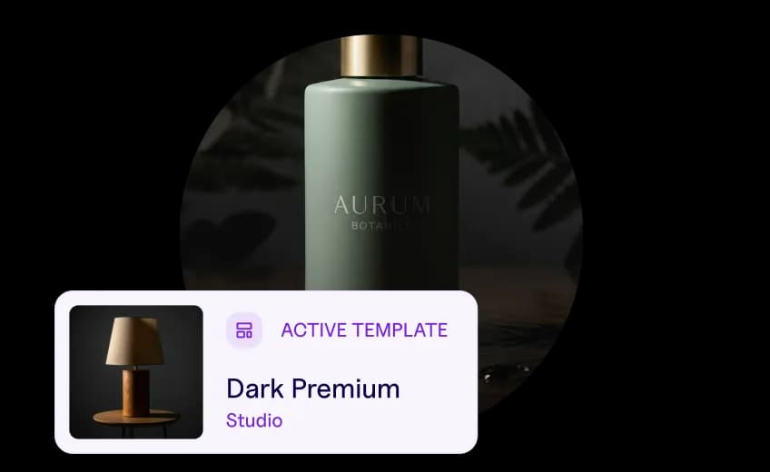 Curated design templates and style presets on Hiding Elephant