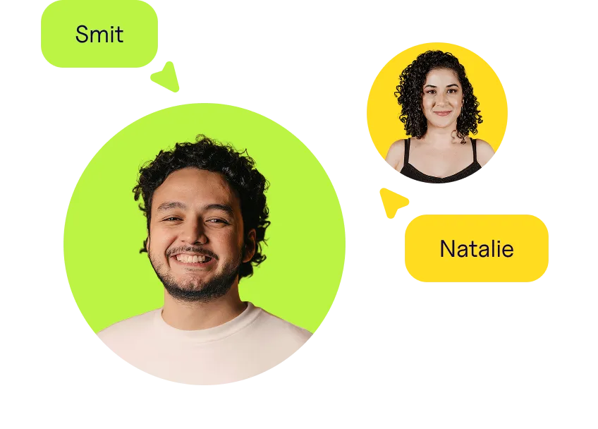Design together with your team on the canvas
