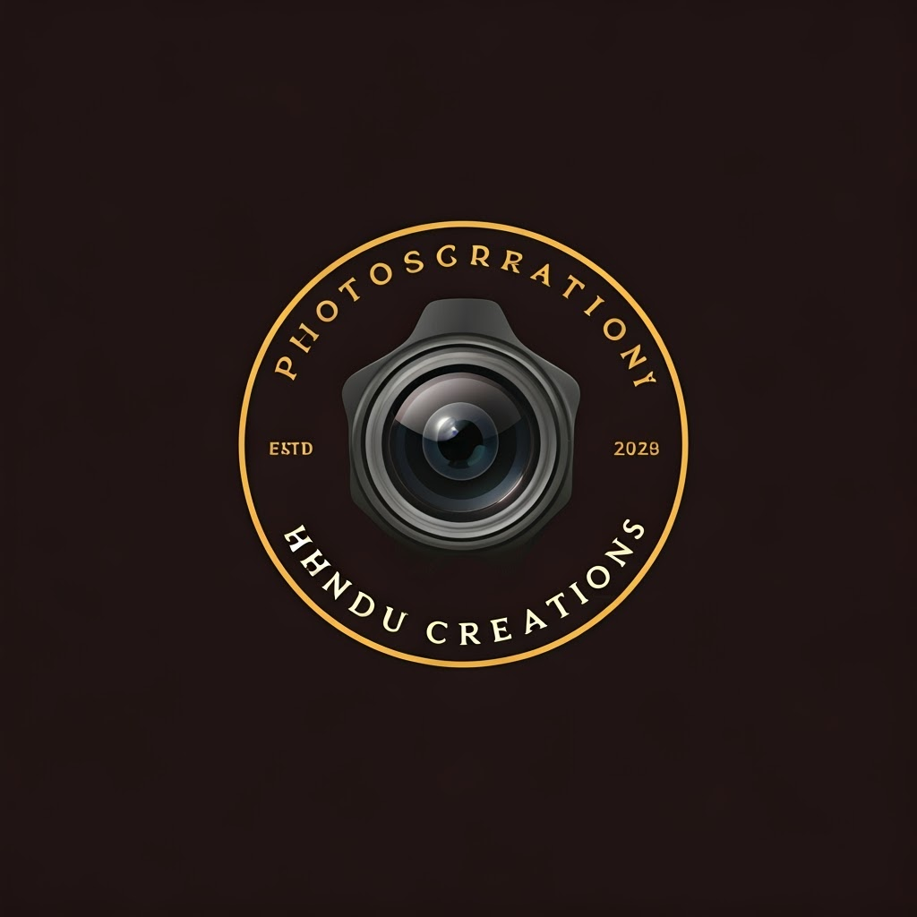 AI Logo Design by Hiding Elephant for Design A Logo For PhotographyStudio Name is Hindu creations