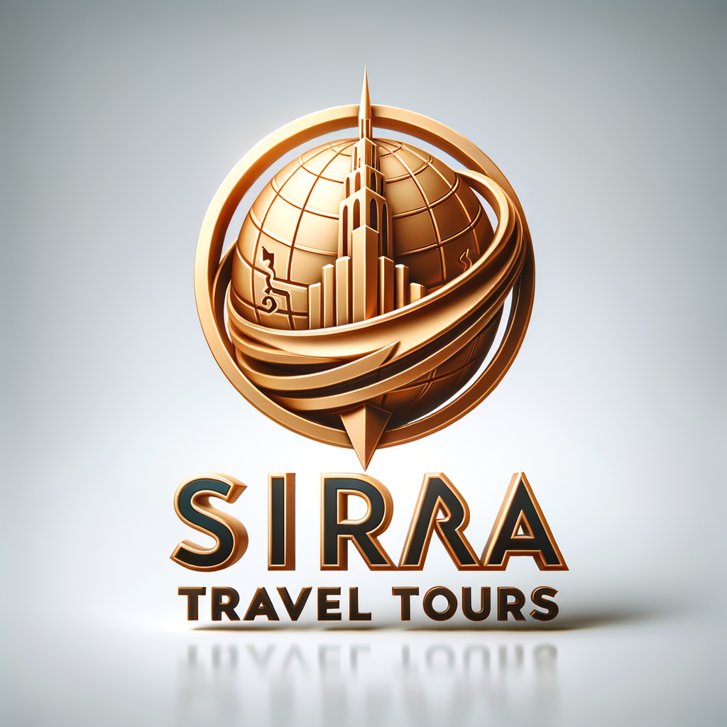 AI Logo Design by Hiding Elephant for 3D Sidra travel tours and STT profissional photo 