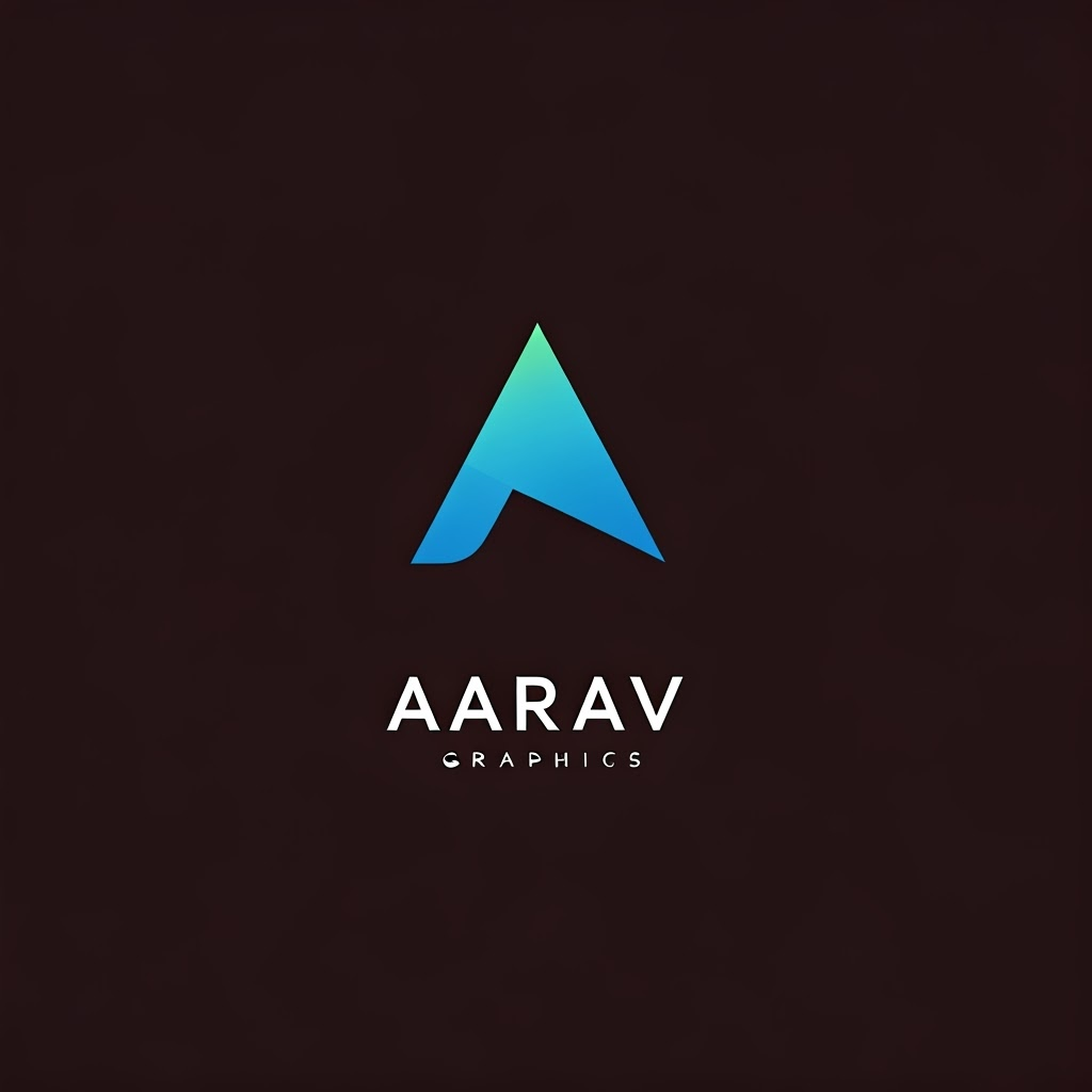 AI Logo Design by Hiding Elephant for Aarav graphics