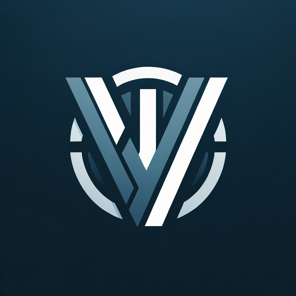 AI Logo Design by Hiding Elephant for VJ 