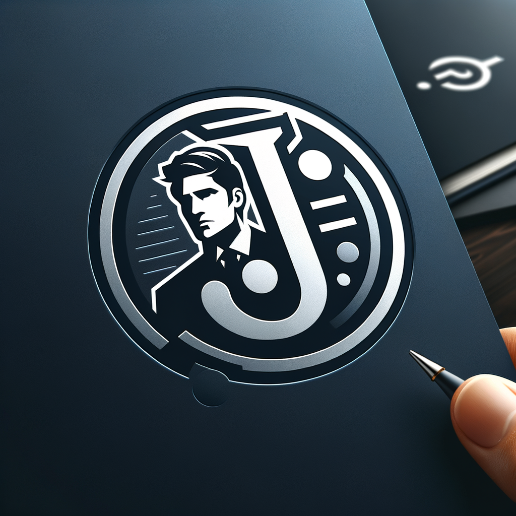 AI Logo Design by Hiding Elephant for J 