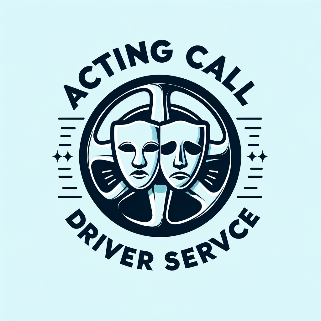 AI Logo Design by Hiding Elephant for Acting call driver service 
