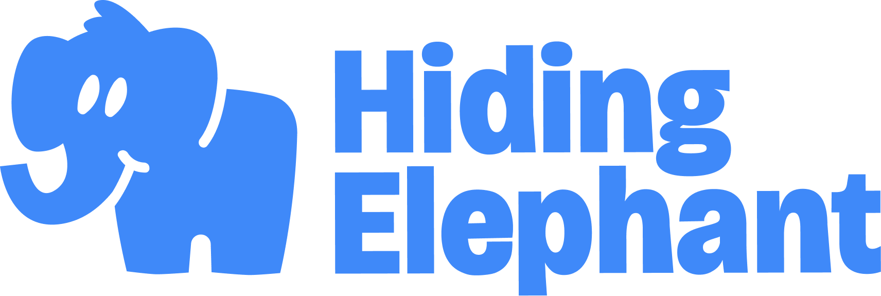 Two-line wordmark (brand blue)