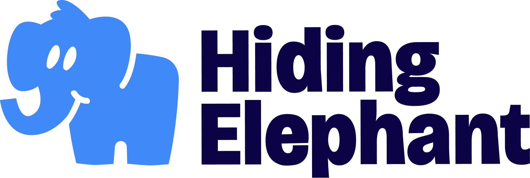 Two-line wordmark (light + dark blue)