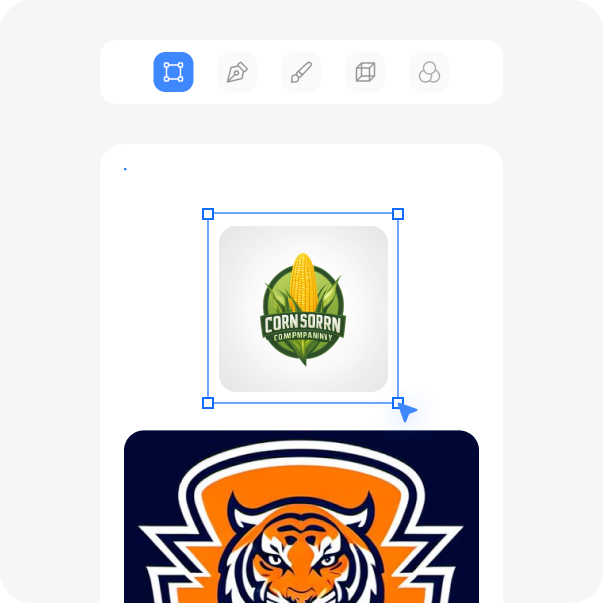 hiding elephant ai logo maker